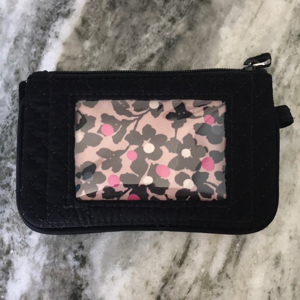 vera bradley black wallet